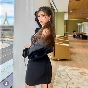 revolve nbd tiago mini skirt